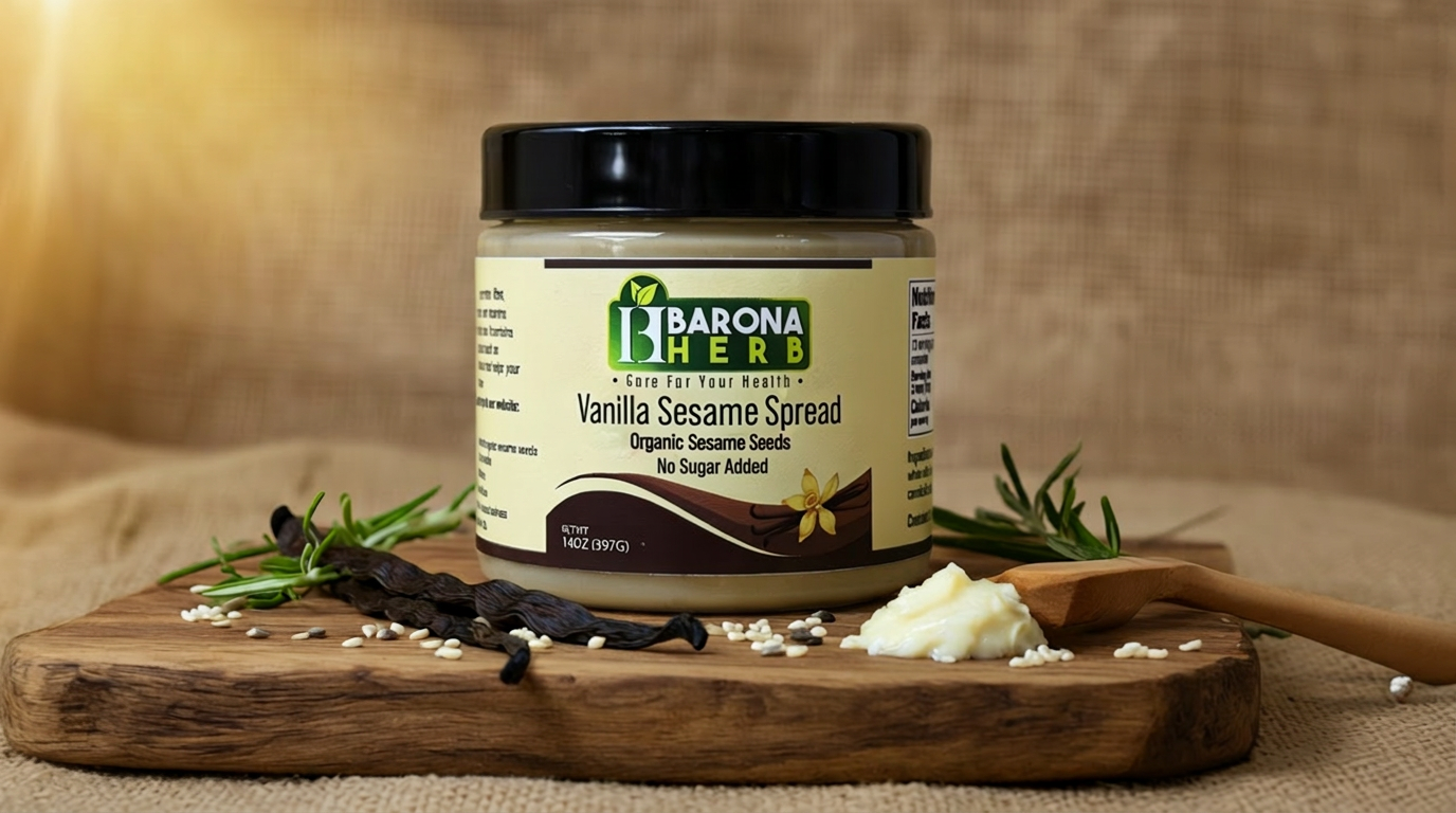 Vanilla Sesame Spread 14oz - Image 2