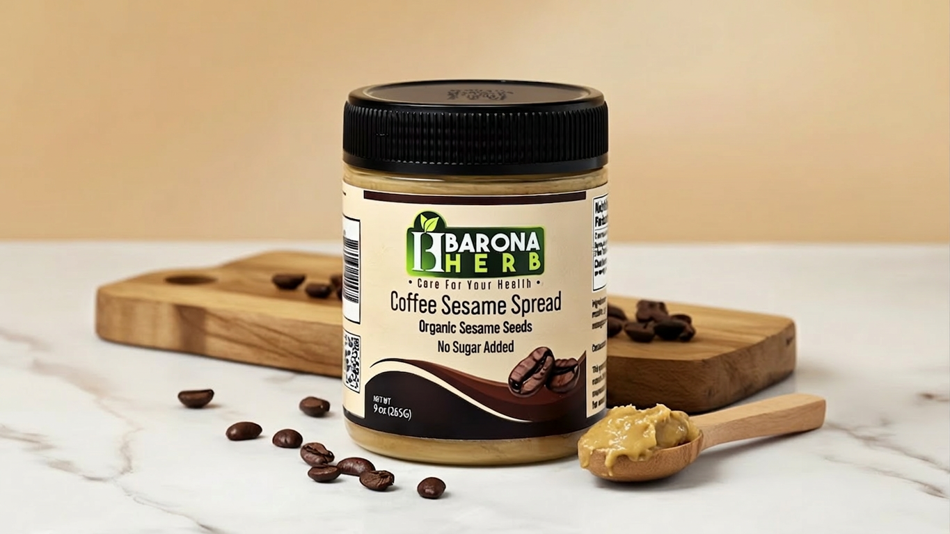 Coffee Sesame Spread 10oz - Image 2